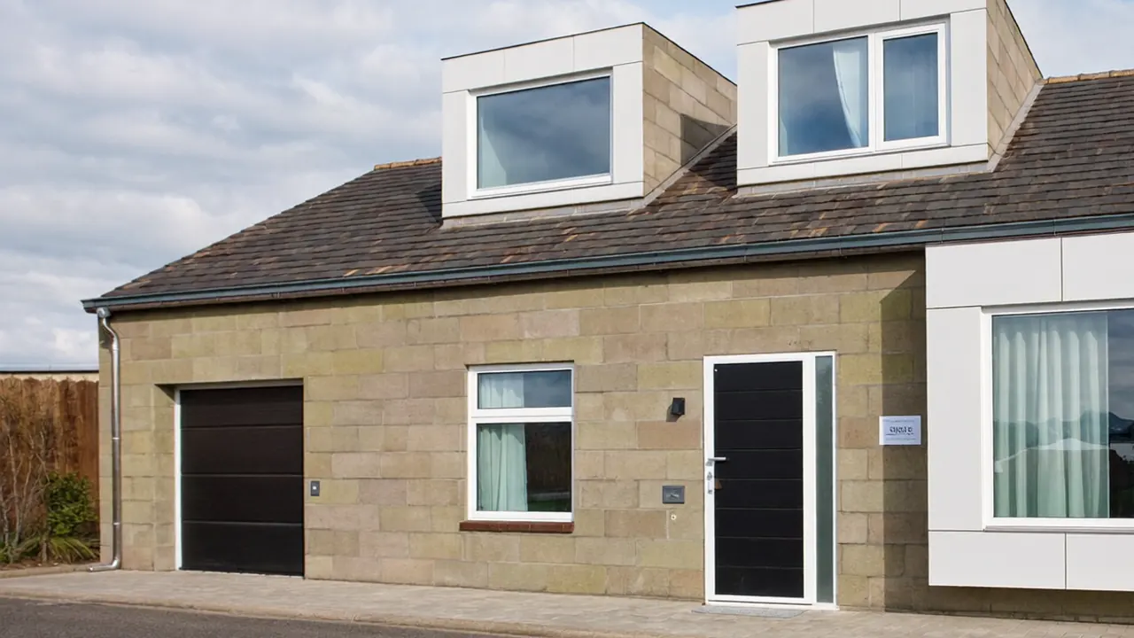 UK home with newly certified replacement windows