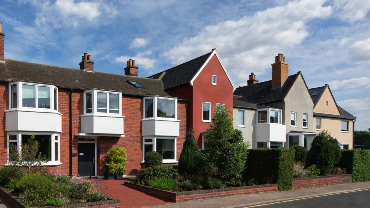 Mature UK home with double glazed windows still performing well