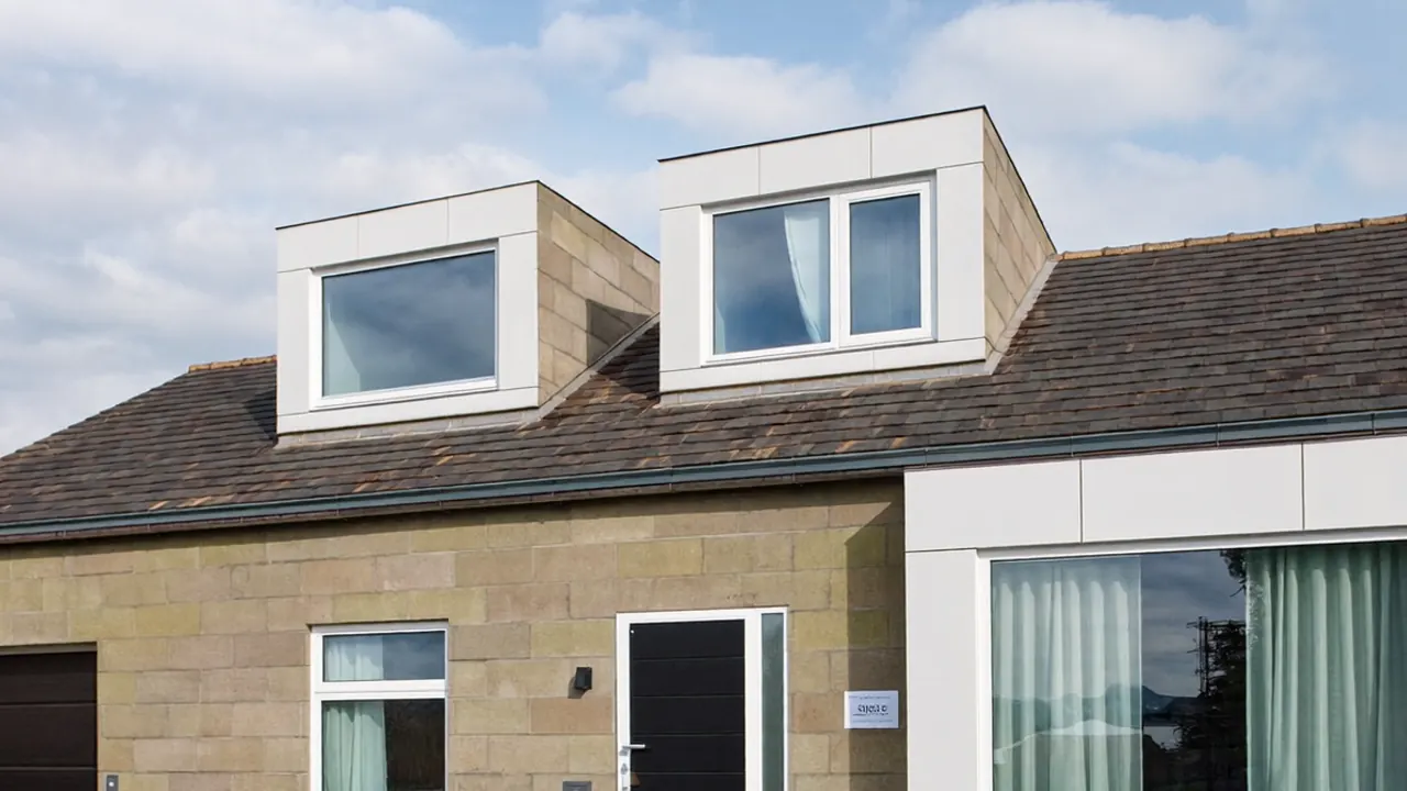 Casement windows on the exterior of a UK brick-built home